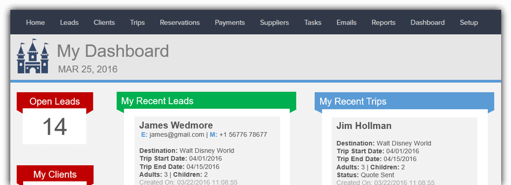 crm for disney vacation planner goldenlion