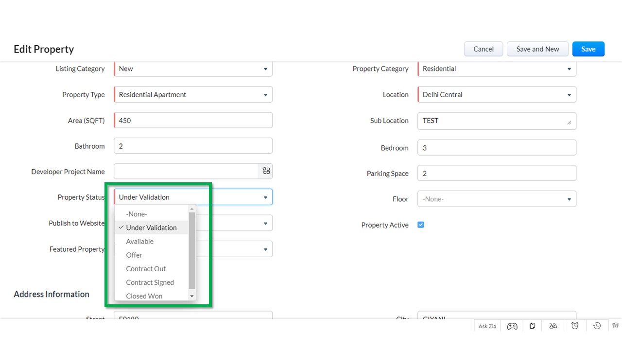 Status Validation