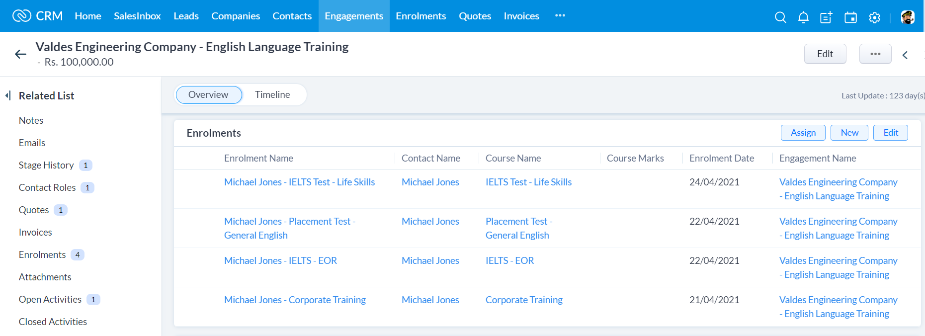 Training Provider CRM