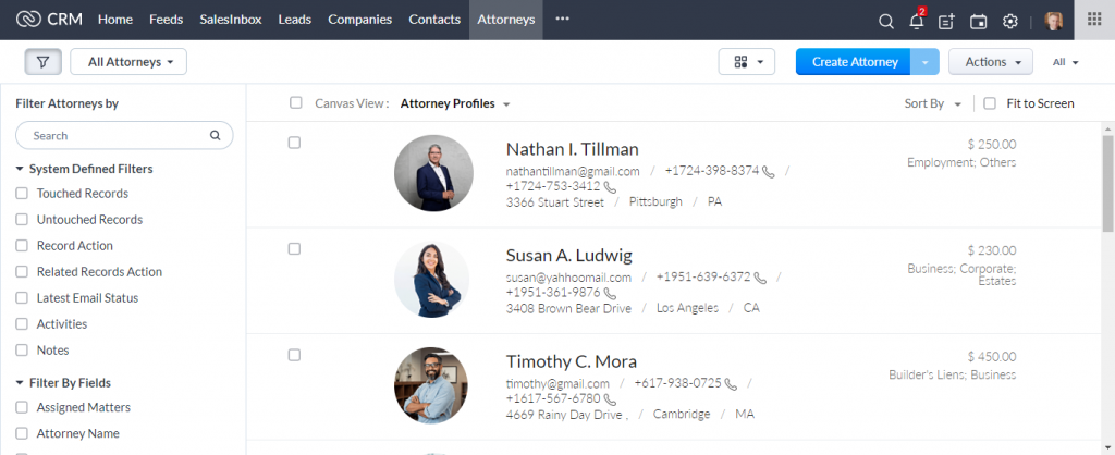 Law Firm CRM_Attorney