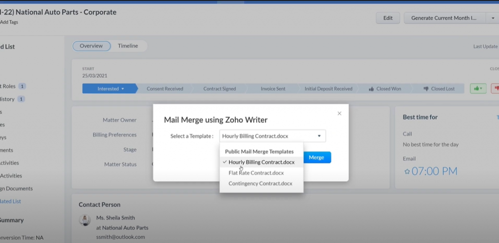 Law Firm CRM_Contact Management 2