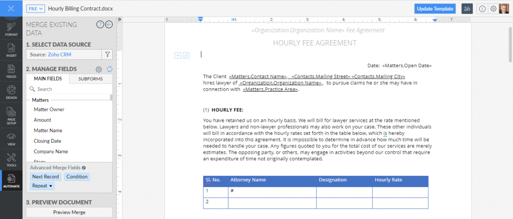 Law Firm CRM_Contract