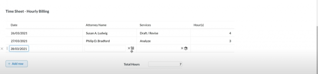 Law Firm CRM_Hour Logs