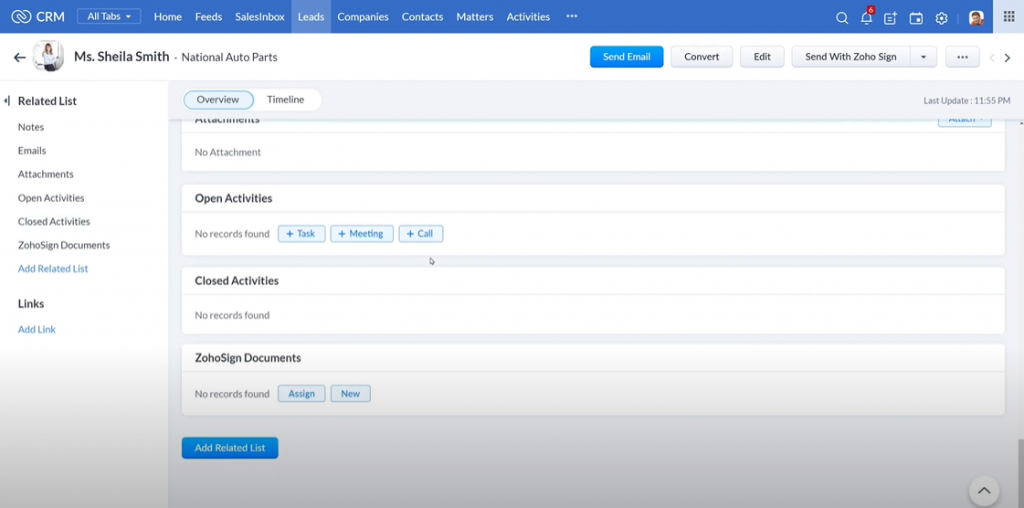 Law Firm CRM_Lead Details 3