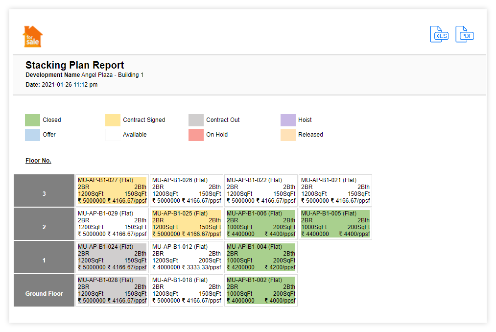 Real Estate Developer CRM_Stacking Plan