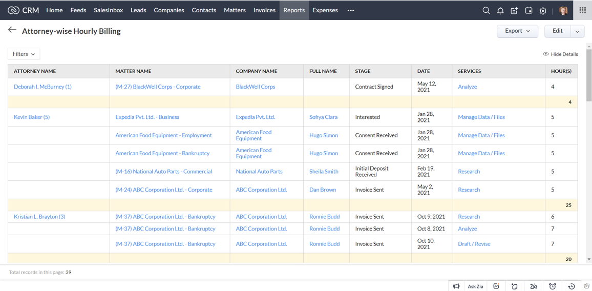 Law Firm CRM 