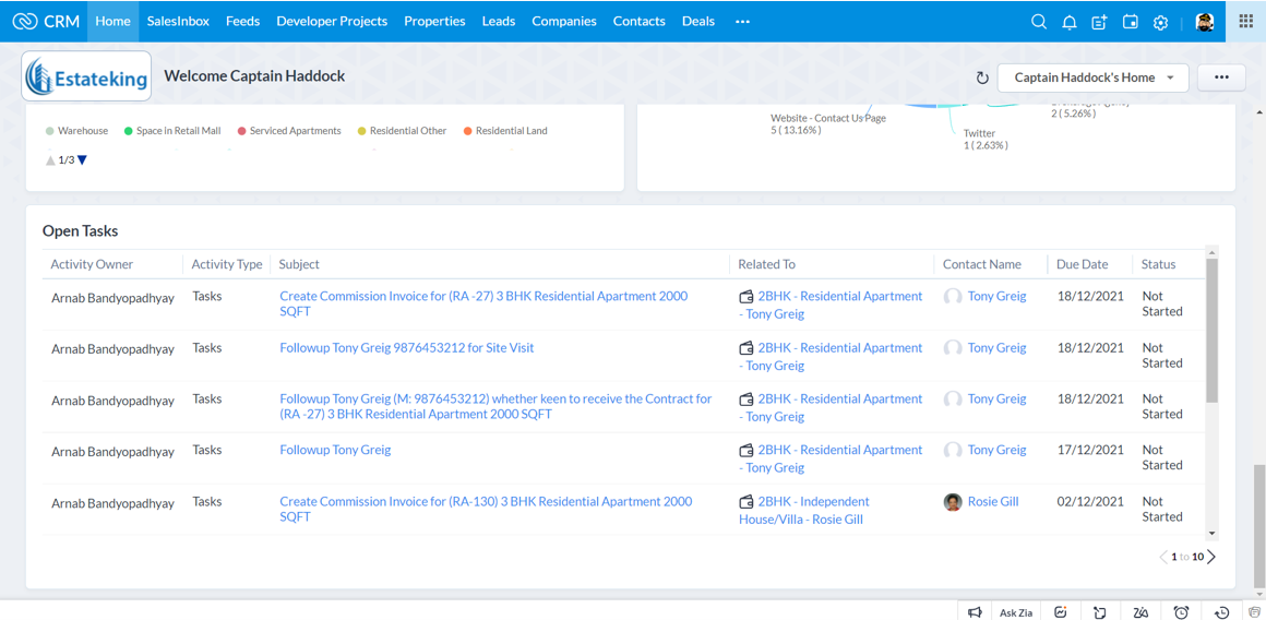 Real Estate CRM 