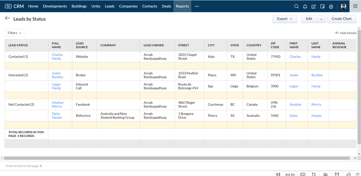 Real Estate Developer CRM 