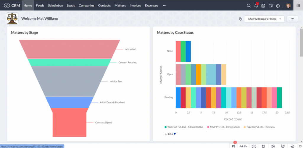 Law Firm CRM 