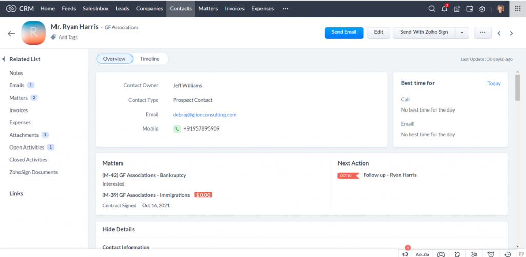 Law Firm CRM 