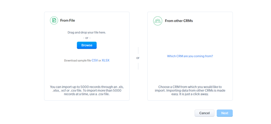 purchase orders in zoho crm