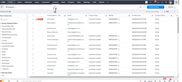 How to Mass Update in Zoho CRM