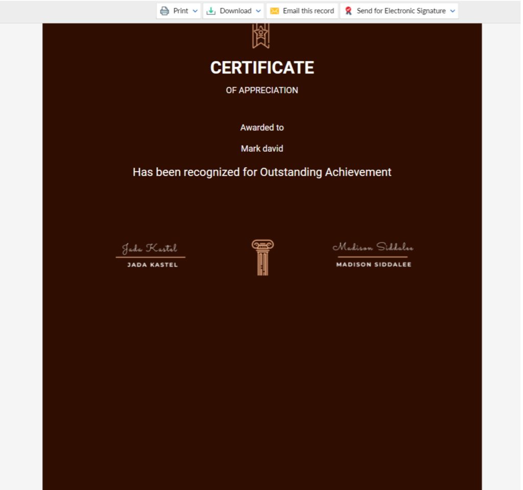Training Provider Certificate
