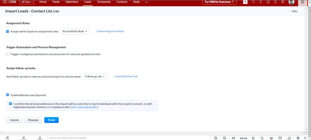 Zoho CRM
