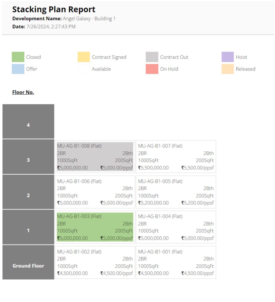 Stacking Plan with Zoho CRM