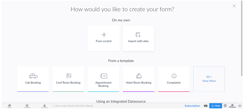Import Data from Spreadsheet to Zoho Creator