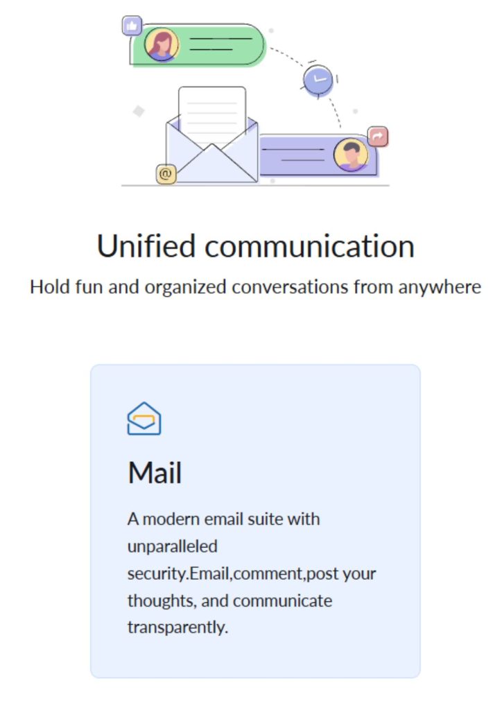 Zoho Mail in Zoho Workplace