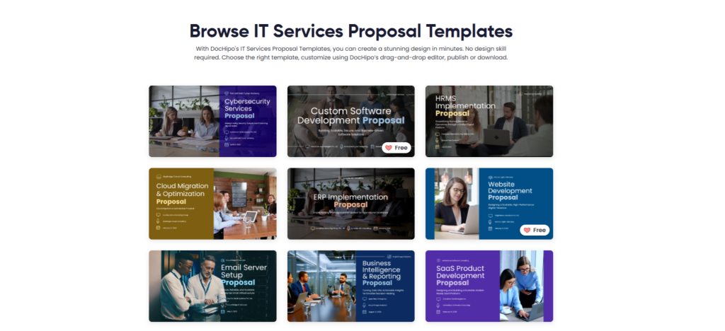 IT Service Proposals with Zoho