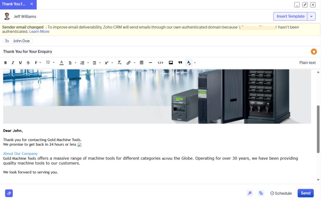Lead Management in zoho crm
