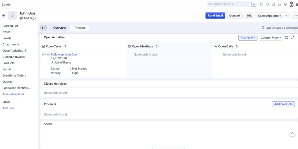 crm automations for lead management